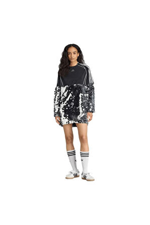 adidas Kadın  Siyah  Elbise SEQUINS DRESS KE9798