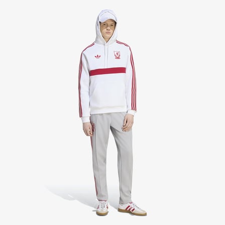 adidas Liverpool FC Originals Erkek Beyaz Sweatshirt