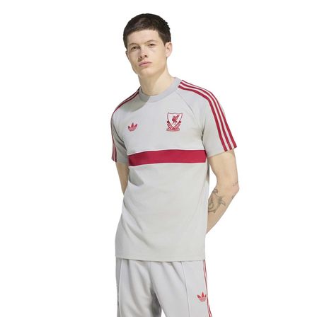 adidas Liverpool FC OG2 Erkek Gri Tişört