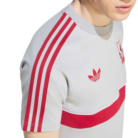 adidas Liverpool FC OG2 Erkek Gri Tişört