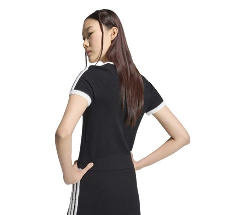 KS7375-K adidas Knıt Tee Kadın T-Shirt Siyah