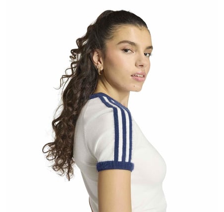 KS9952-K adidas Knıt Tee Kadın T-Shirt Beyaz
