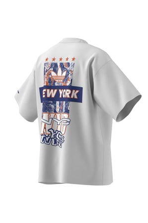 adidas Erkek  Beyaz  T-shirt NY CITY TEE KD8300