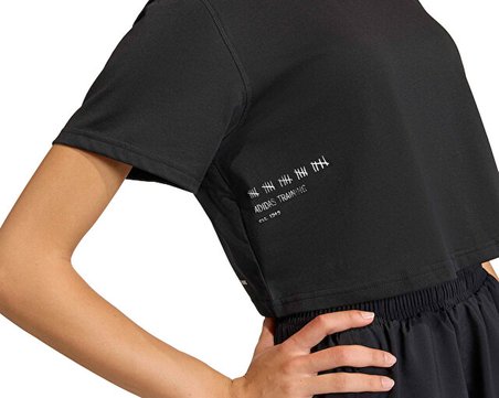 Adidas W Primelift G T Kadın Antrenman Tişörtü KB9396 Siyah