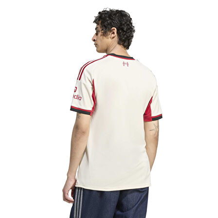 Liverpool FC 2025/26 Deplasman Erkek Bej Futbol Forma JV6487