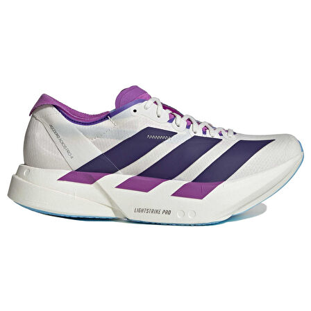Adizero Adios Pro 4 Kadın Beyaz Koşu Ayakkabısı JP6397
