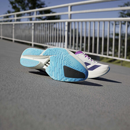 Adizero Adios Pro 4 Kadın Beyaz Koşu Ayakkabısı JP6397