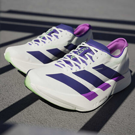 Adizero Adios Pro 4 Erkek Beyaz Koşu Ayakkabısı JR1656