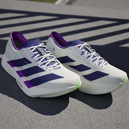 Adizero Adios Pro 4 Erkek Beyaz Koşu Ayakkabısı JR1656