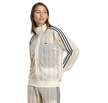 KC0749-K adidas Fb Tracktop Kadın Ceket Beyaz
