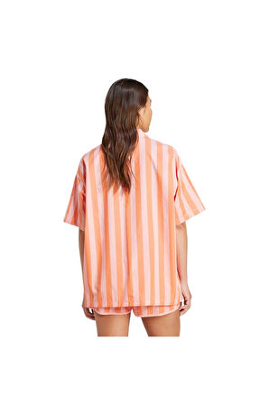 adidas Kadın  Pembe  T-shirt RESORT SS SHIRT KC0745