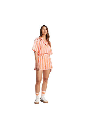 adidas Kadın  Pembe  T-shirt RESORT SS SHIRT KC0745