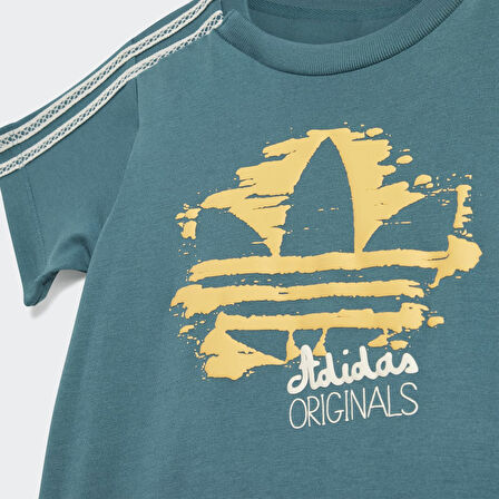 adidas KC0772 TEE SHORT SET Çocuk Eşofman Takımı