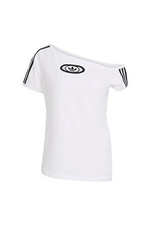 adidas Kadın  Beyaz  T-shirt OFFSHOULDER TEE KC8795