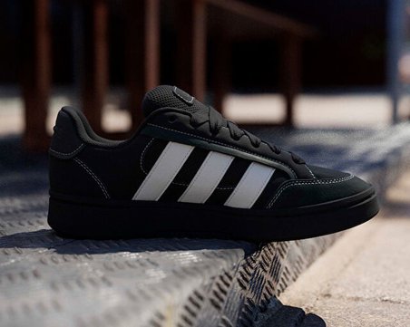 Adidas GRAND COURT ALPHA Erkek Günlük Ayakkabı JR9819 Siyah