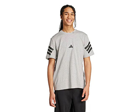 adidas M Fı 3S Reg T Erkek Günlük Tişört JW4785 Gri
