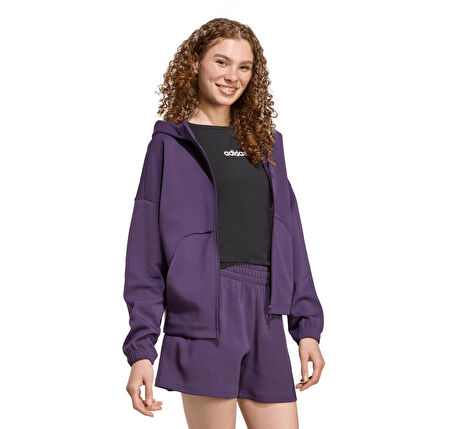 JX0441-K adidas W Fı Sl Fz Hd Kadın Ceket Mor