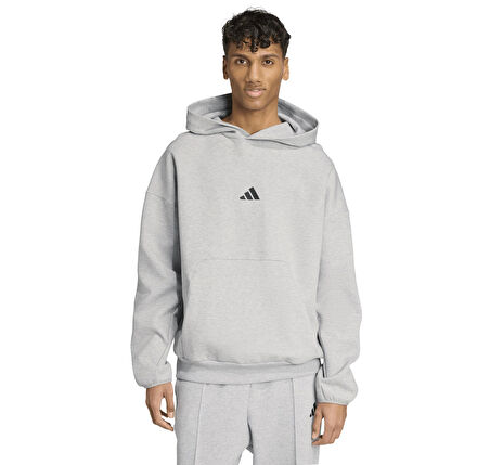 JW7132-E adidas M Fı Sl Hd Erkek Sweatshirt Gri