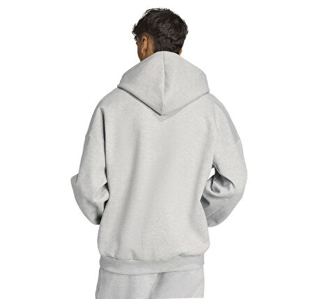 JW7132-E adidas M Fı Sl Hd Erkek Sweatshirt Gri