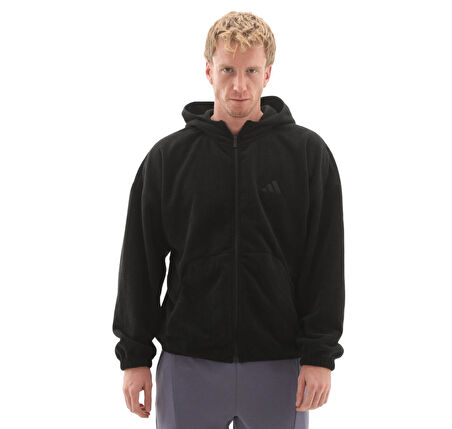 JM6053-E adidas M Fı Sl Shrp Fz Erkek Ceket Siyah