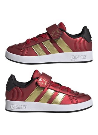 Adidas Kırmızı Erkek Çocuk Yürüyüş Ayakkabısı HP3614 GRAND COURT IRON MAN EL K