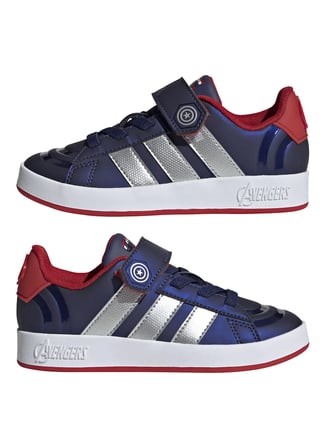 Adidas Lacivert Erkek Çocuk Yürüyüş Ayakkabısı HP3619 GRAND COURT CAPT AMERICA EL