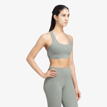 adidas Asmc Power Impact Kadın Yeşil Bra