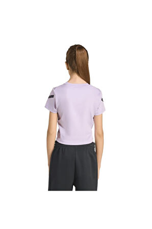 adidas Çocuk  Mor  T-shirt JG Z.N.E BABY T JW2408