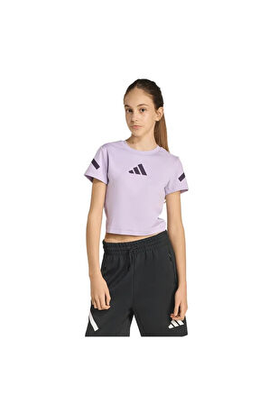 adidas Çocuk  Mor  T-shirt JG Z.N.E BABY T JW2408