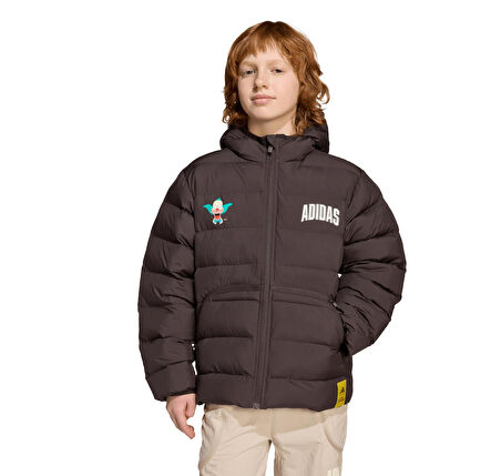 JL9183-C adidas J Sım Sd Jkt &amp;Ccedil;ocuk Mont Kahve