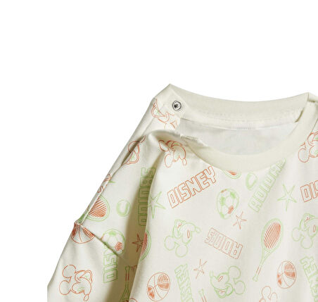 JL9170-B adidas I Dy Mm Jog Bebek Eşofman Takımı Krem