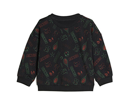 adidas I Disney Mickey Mouse Jog Bebek Günlük Eşofman Takımı JM0816 Siyah