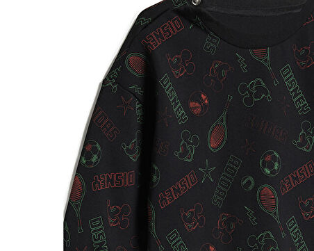 adidas I Disney Mickey Mouse Jog Bebek Günlük Eşofman Takımı JM0816 Siyah