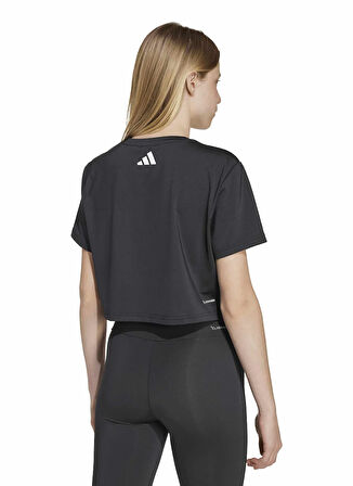 adidas Baskılı Siyah Erkek Çocuk T-Shirt JN2165 G SMI TEE