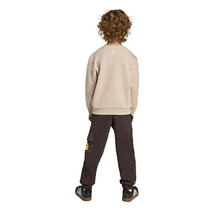 JL9197-C adidas Lk Sım Jog &amp;Ccedil;ocuk Eşofman Takımı Krem