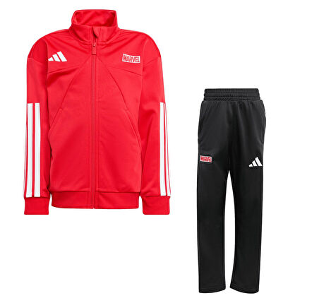 JM0809-C adidas Marvel Spider-Man &amp;Ccedil;ocuk Eşofman Takımı Kırmızı