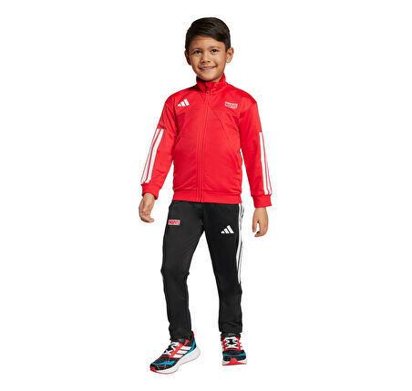 JM0809-C adidas Marvel Spider-Man &amp;Ccedil;ocuk Eşofman Takımı Kırmızı