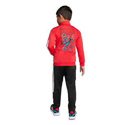 JM0809-C adidas Marvel Spider-Man &amp;Ccedil;ocuk Eşofman Takımı Kırmızı