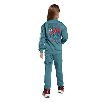 JM0834-C adidas Lk Mrvl Sm Ts &amp;Ccedil;ocuk Eşofman Takımı Yeşil