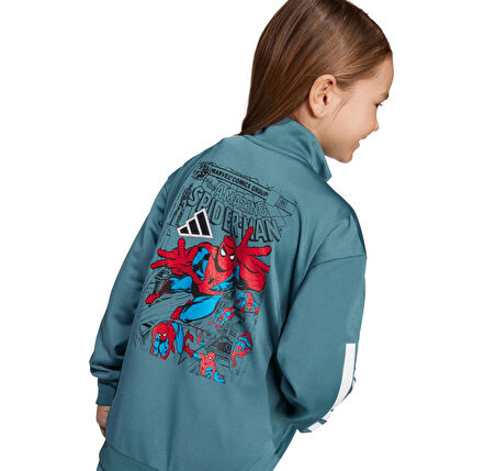 JM0834-C adidas Lk Mrvl Sm Ts &amp;Ccedil;ocuk Eşofman Takımı Yeşil