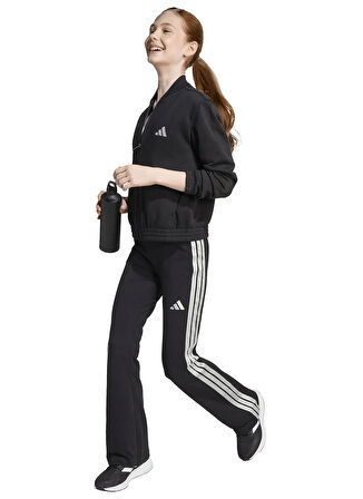adidas Düz Siyah Kız Çocuk Eşofman Takımı JL7474 JG GLAM TS