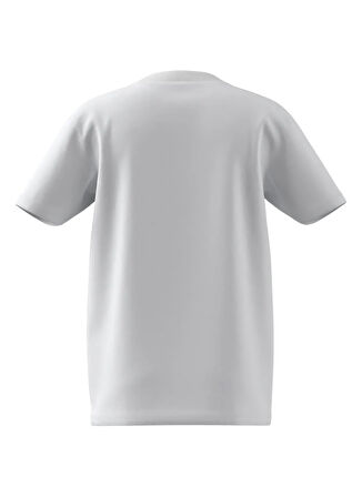 adidas Baskılı Beyaz Erkek Çocuk T-Shirt JZ8907 MER GR TEE Y