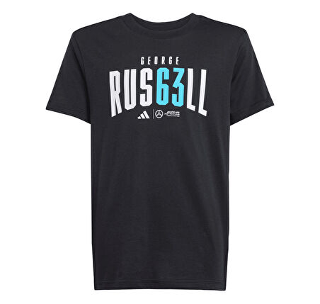 JZ8908-C adidas Mercedes - Amg  George Russell &amp;Ccedil;ocuk T-Shirt Siyah