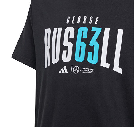 JZ8908-C adidas Mercedes - Amg  George Russell &amp;Ccedil;ocuk T-Shirt Siyah