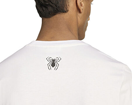 adidas M Spiderman T-S Erkek Günlük Tişört JW8842 Beyaz