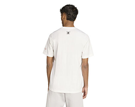 adidas M Spiderman T-S Erkek Günlük Tişört JW8842 Beyaz