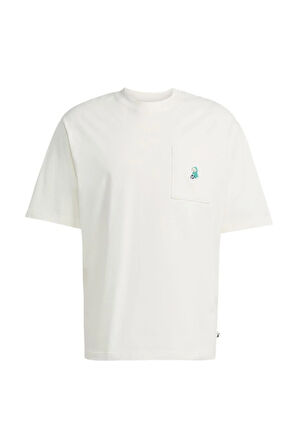 adidas  Erkek  Beyaz  T-shirt M DOG FTBALL T JL9234