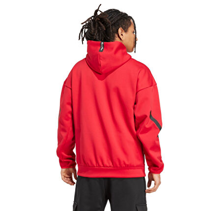 JN2901-E adidas Manchester United Jkt Erkek Ceket Kırmızı