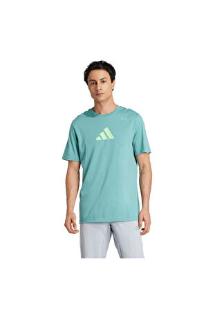 adidas Erkek  Yeşil  T-shirt M TR CAT G T JM8978