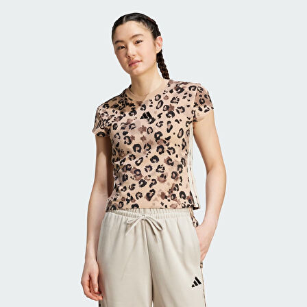 Adidas JM1853 W Aop Tee Kadın Spor Tişört